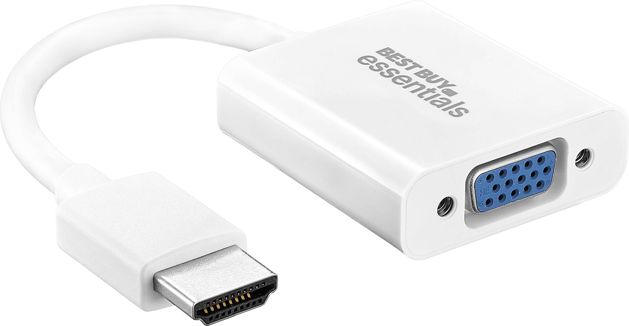 Best Buy: Best Buy essentials™ HDMI to VGA Adapter White BE-PAHDVG