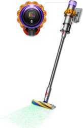 Dyson - V15 Detect Cordless Vacuum - Yellow/Nickel - Front_Zoom