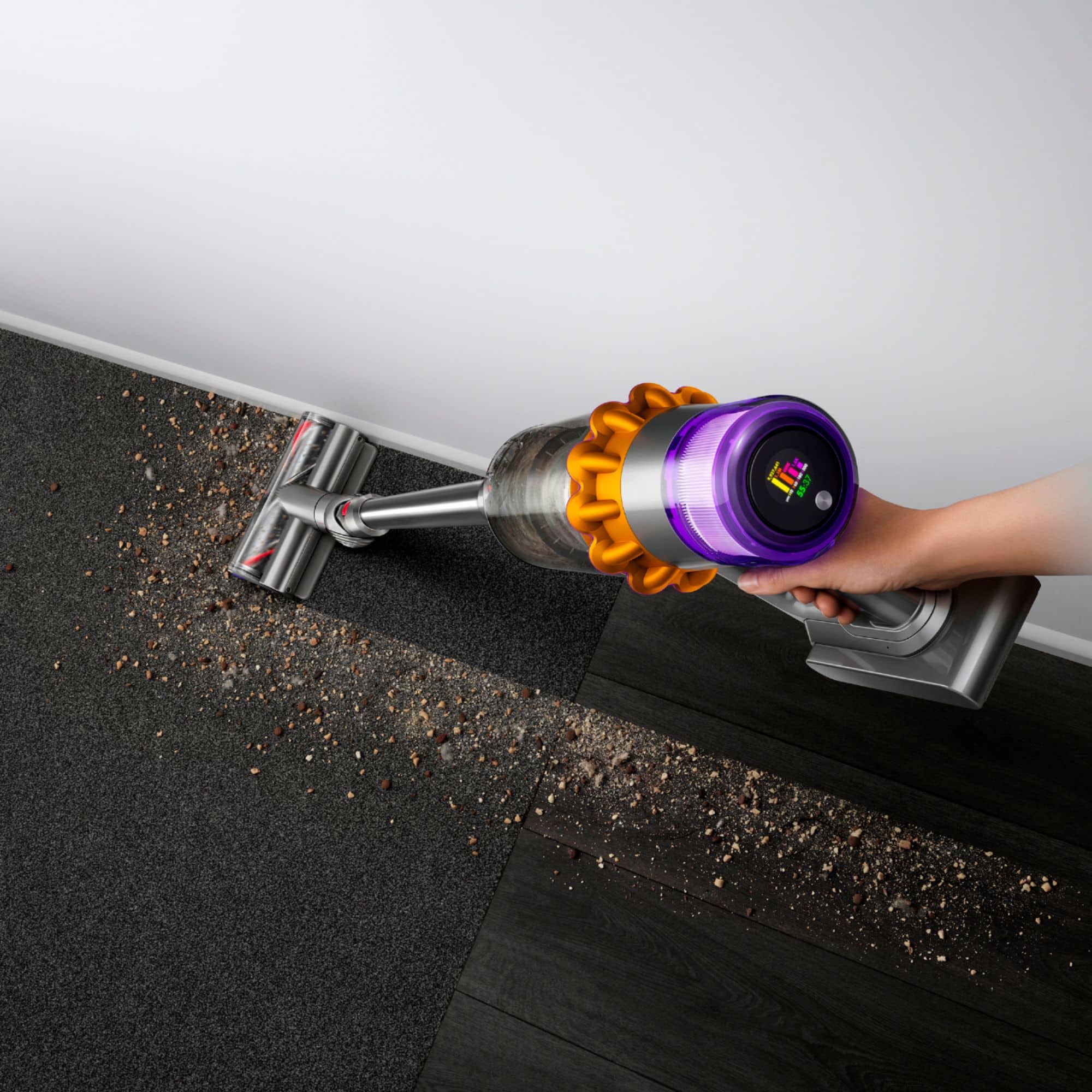 Alt View 14. Dyson - V15 Detect Cordless Vacuum - Yellow/Nickel.