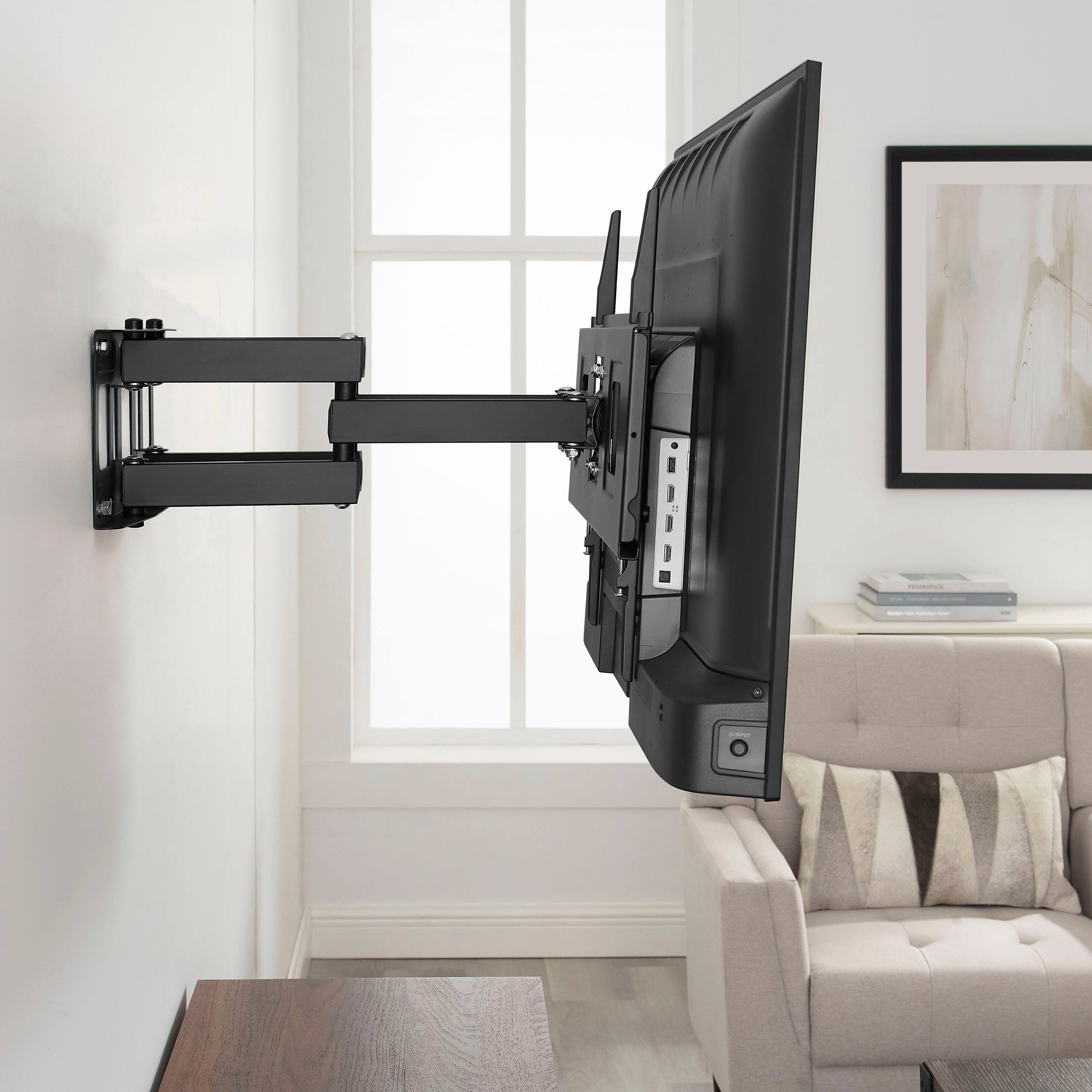 Alt View 12. Best Buy essentials™ - Full Motion TV Wall Mount for 47–84" TVs - Black.