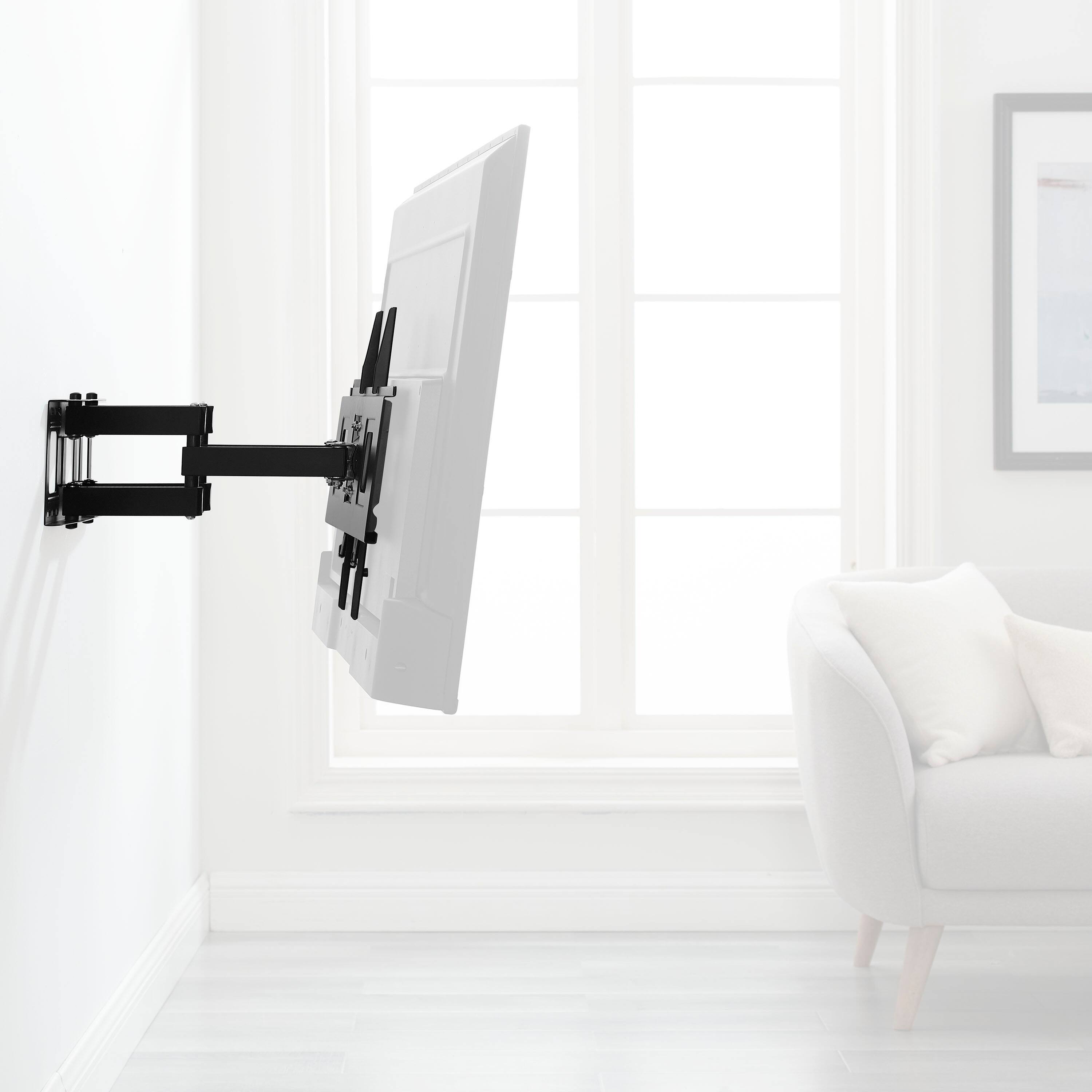 Alt View 11. Best Buy essentials™ - Full Motion TV Wall Mount for 47–84" TVs - Black.