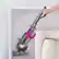 Alt View 15. Dyson - Ball Multi Floor Origin Vacuum - Iron/Fuchsia.