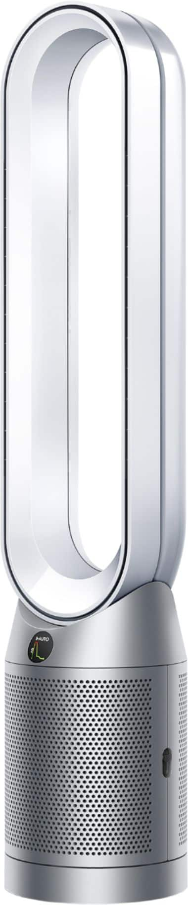 Left View: Dyson - Purifier Cool - TP07 - Smart Air Purifier and Fan - White/Silver