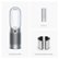 Angle Zoom. Dyson - Purifier Hot+Cool - HP07 - Smart Tower Air Purifier, Heater and Fan - White/Silver.