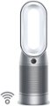 Front Zoom. Dyson - Purifier Hot+Cool - HP07 - Smart Tower Air Purifier, Heater and Fan - White/Silver.