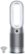 Front Zoom. Dyson - Purifier Hot+Cool - HP07 - Smart Tower Air Purifier, Heater and Fan - White/Silver.