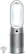 Front. Dyson - Purifier Hot+Cool - HP07 - Smart Tower Air Purifier, Heater and Fan - White/Silver.