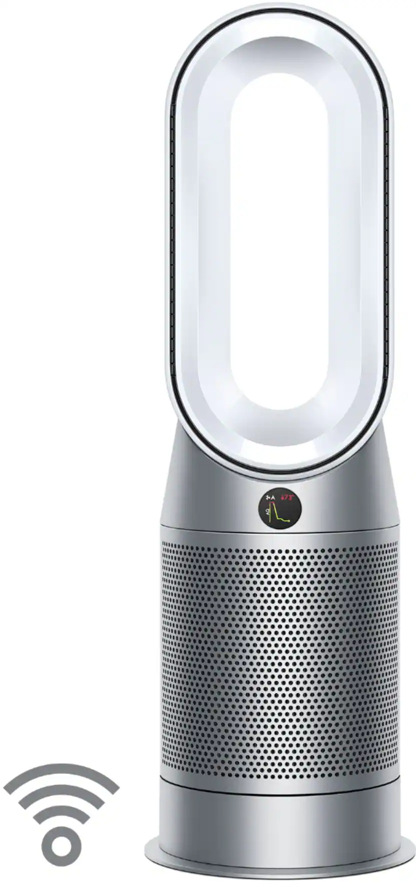 Dyson - Purifier Hot+Cool - HP07 - Smart Tower Air Purifier, Heater and Fan - White/Silver