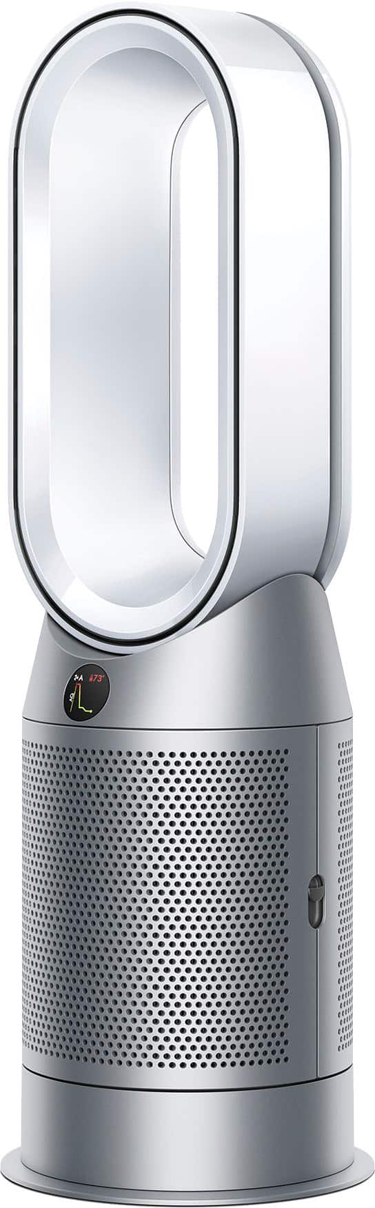 Alt View 11. Dyson - Purifier Hot+Cool - HP07 - Smart Tower Air Purifier, Heater and Fan - White/Silver.