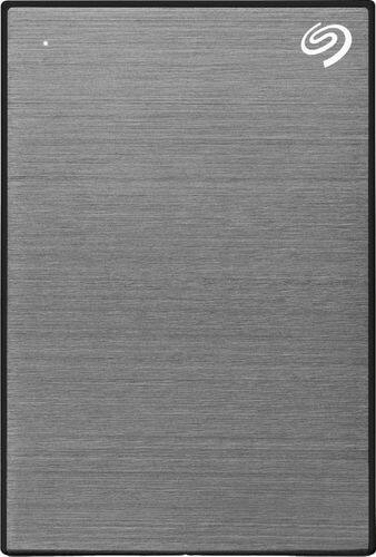 Seagate - One Touch 1TB External USB 3.0 Portable Hard Drive with Rescue Data Recovery Services - Space Gray-Front_Standard 