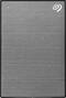 Seagate - One Touch 2TB External USB 3.0 Portable Hard Drive with Rescue Data Recovery Services - Space Gray-Front_Standard
