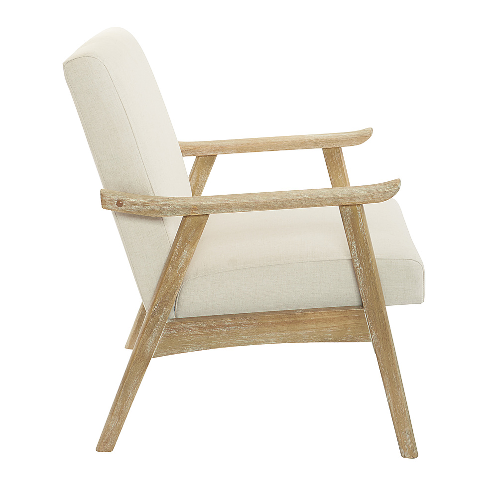 Left View: OSP Home Furnishings - Weldon Chair - Linen
