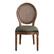 Front. OSP Home Furnishings - Stella Oval Back Chair - Otter.