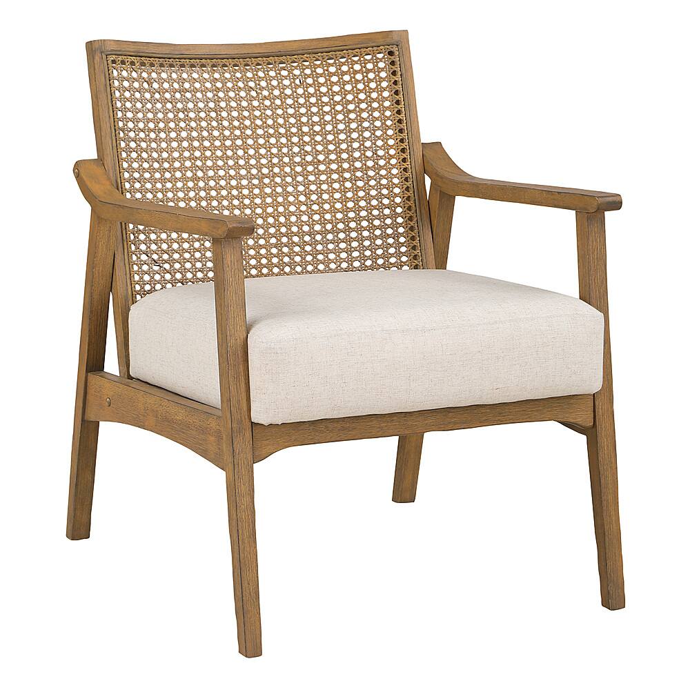 Angle View: OSP Home Furnishings - Alania Arm Chair - Linen