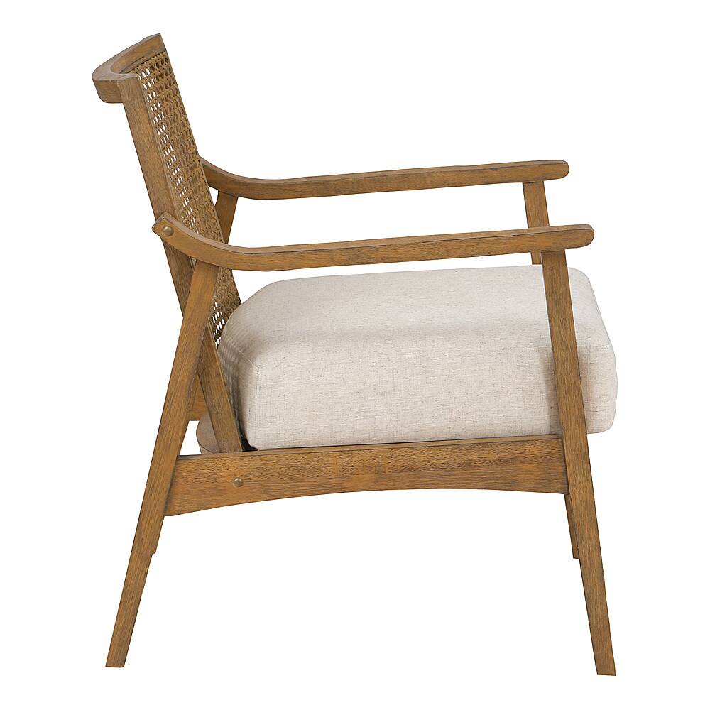 Left View: OSP Home Furnishings - Alania Arm Chair - Linen