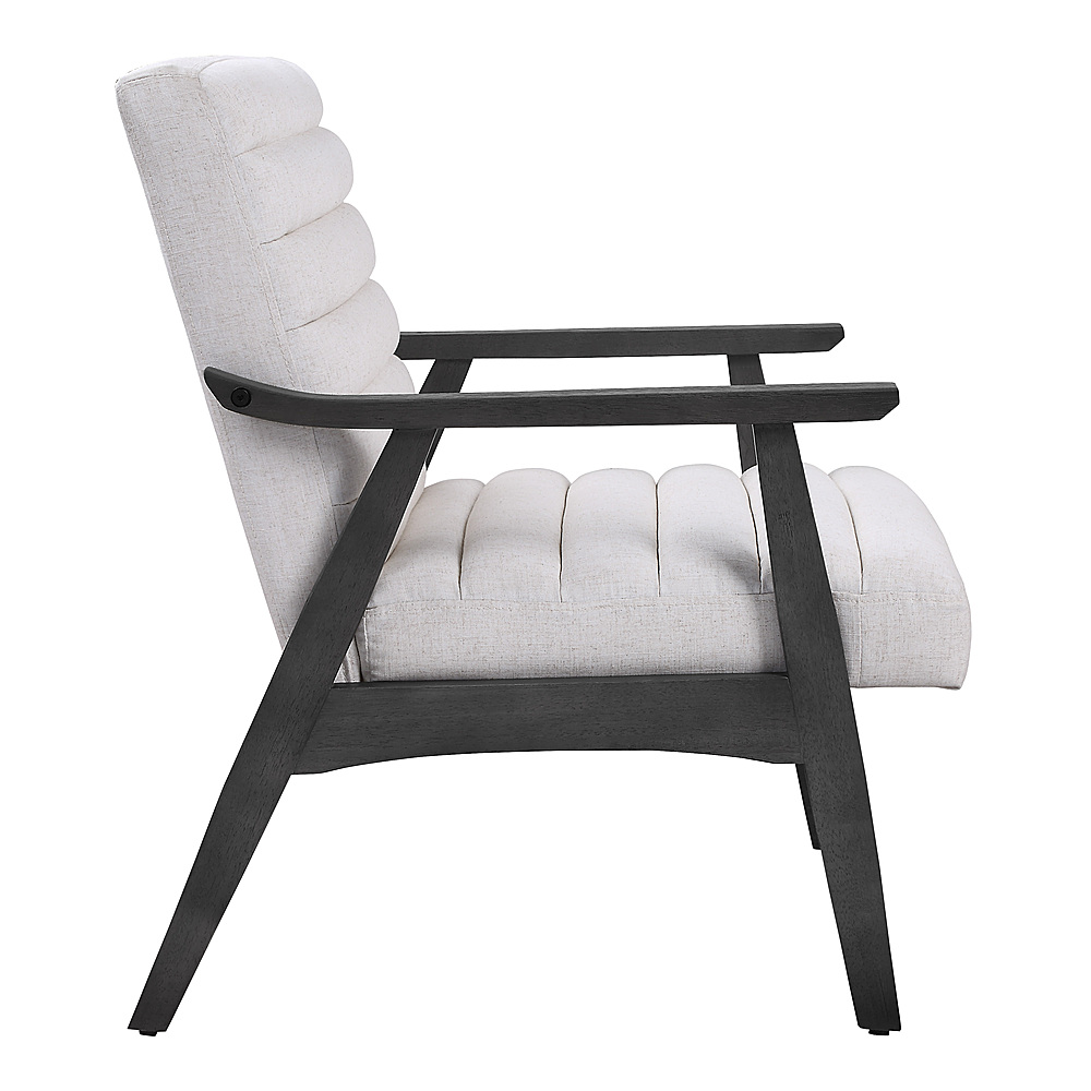 Left View: OSP Home Furnishings - Asher Chair - Linen