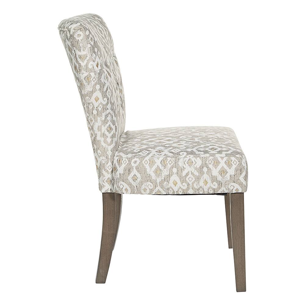 Left View: OSP Home Furnishings - Andrew Dining Chair - Putty Ikat