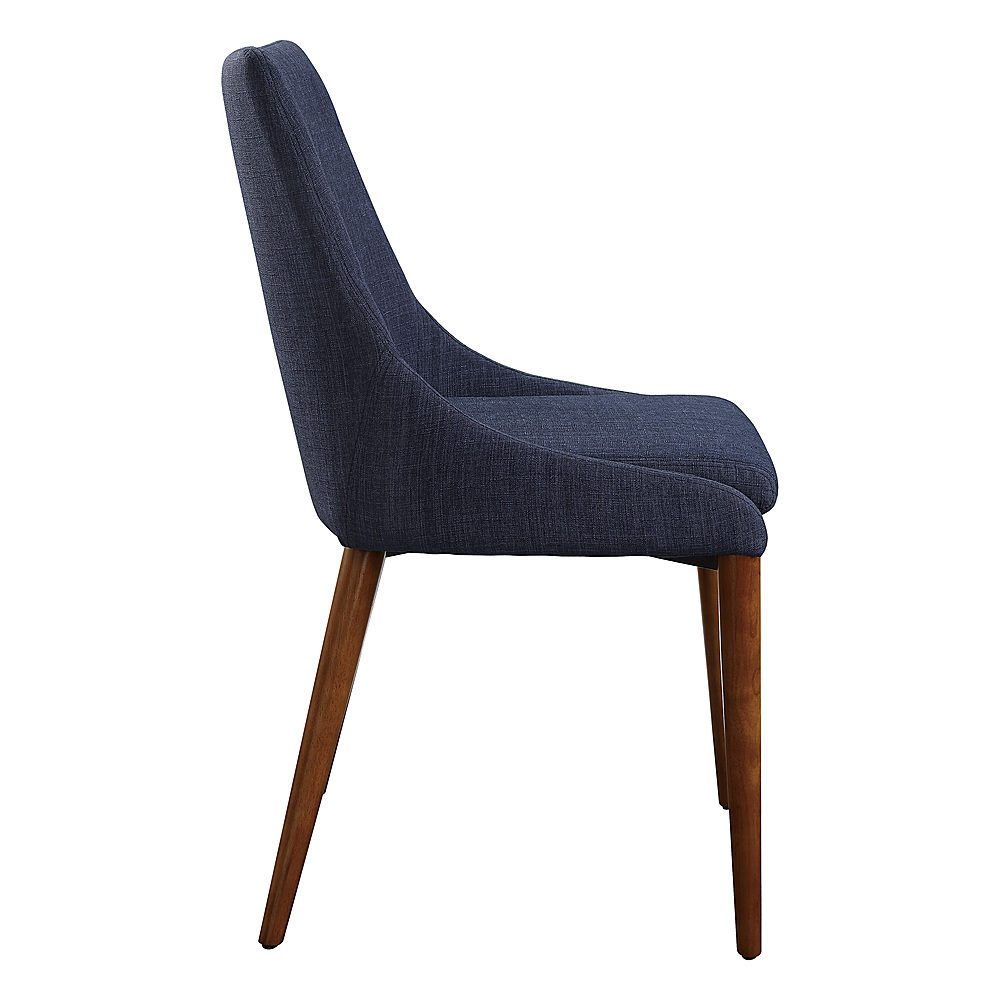 Left View: OSP Home Furnishings - Almer Chair - Navy