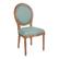 Angle. OSP Home Furnishings - Lillian Oval Back Chair - Klein Sea.