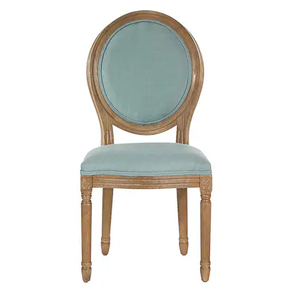 Front. OSP Home Furnishings - Lillian Oval Back Chair - Klein Sea.