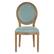 Front Zoom. OSP Home Furnishings - Lillian Oval Back Chair - Klein Sea.