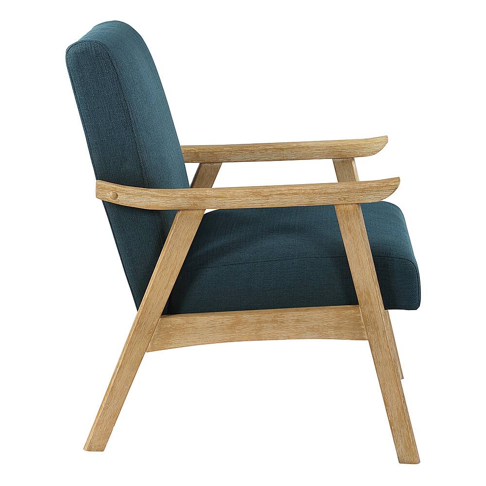 Left View: OSP Home Furnishings - Weldon Chair - Blue