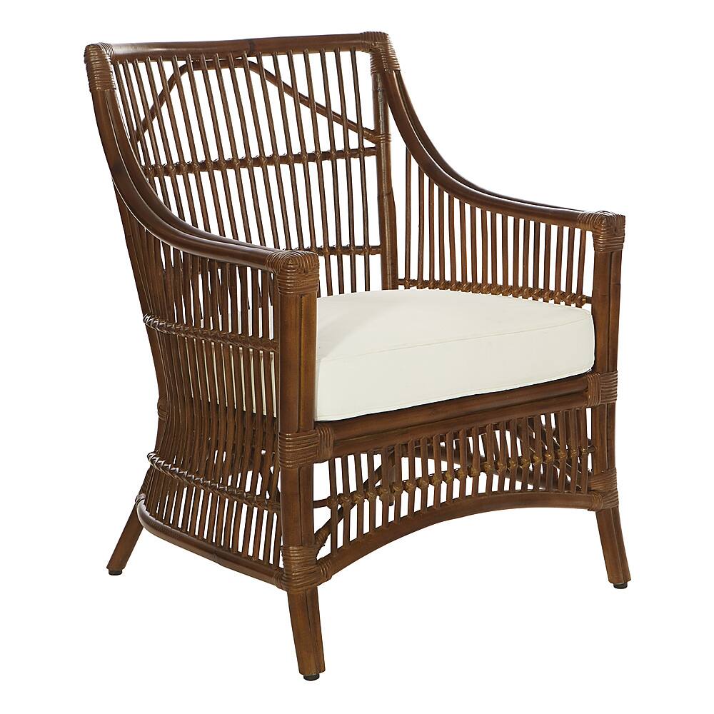 Angle View: OSP Home Furnishings - Maui Chair - Cream/Brown