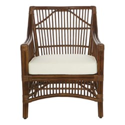 OSP Home Furnishings - Maui Chair - Cream/Brown - Front_Zoom