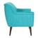 Left. OSP Home Furnishings - Dane Accent Chair - Turquoise.