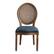 Front. OSP Home Furnishings - Stella Oval Back Chair - Azure.