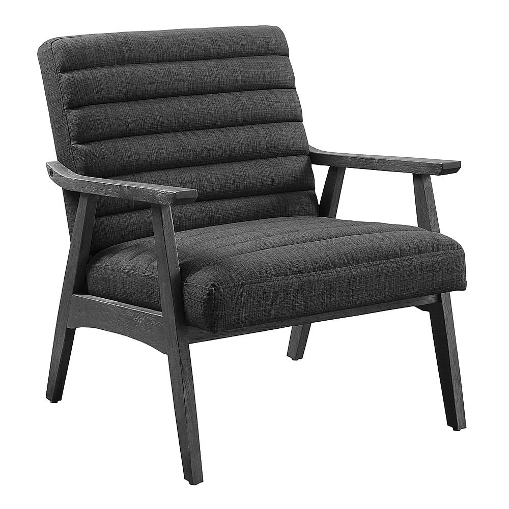 Angle View: OSP Home Furnishings - Asher Chair - Charcoal