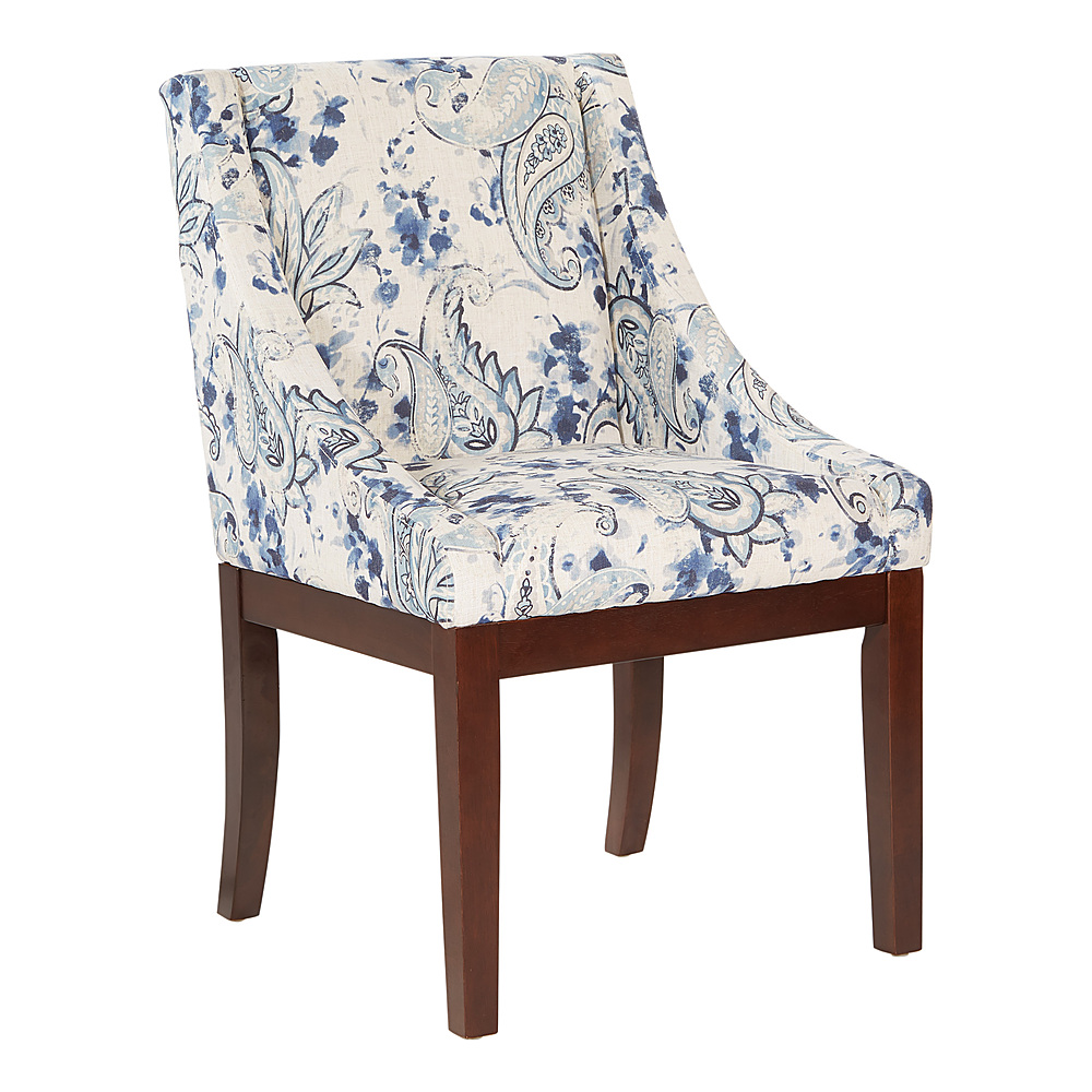 Angle View: OSP Home Furnishings - Monarch Dining Chair - Paisley Blue