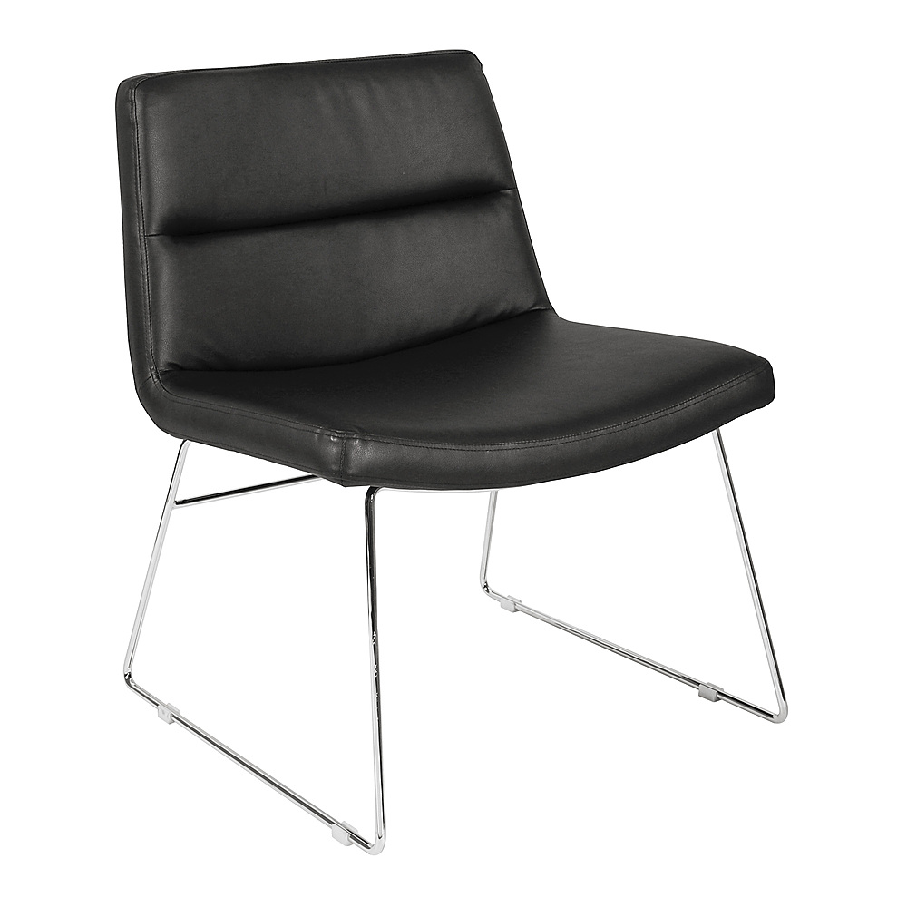 Angle View: OSP Home Furnishings - Thompson Chair - Black
