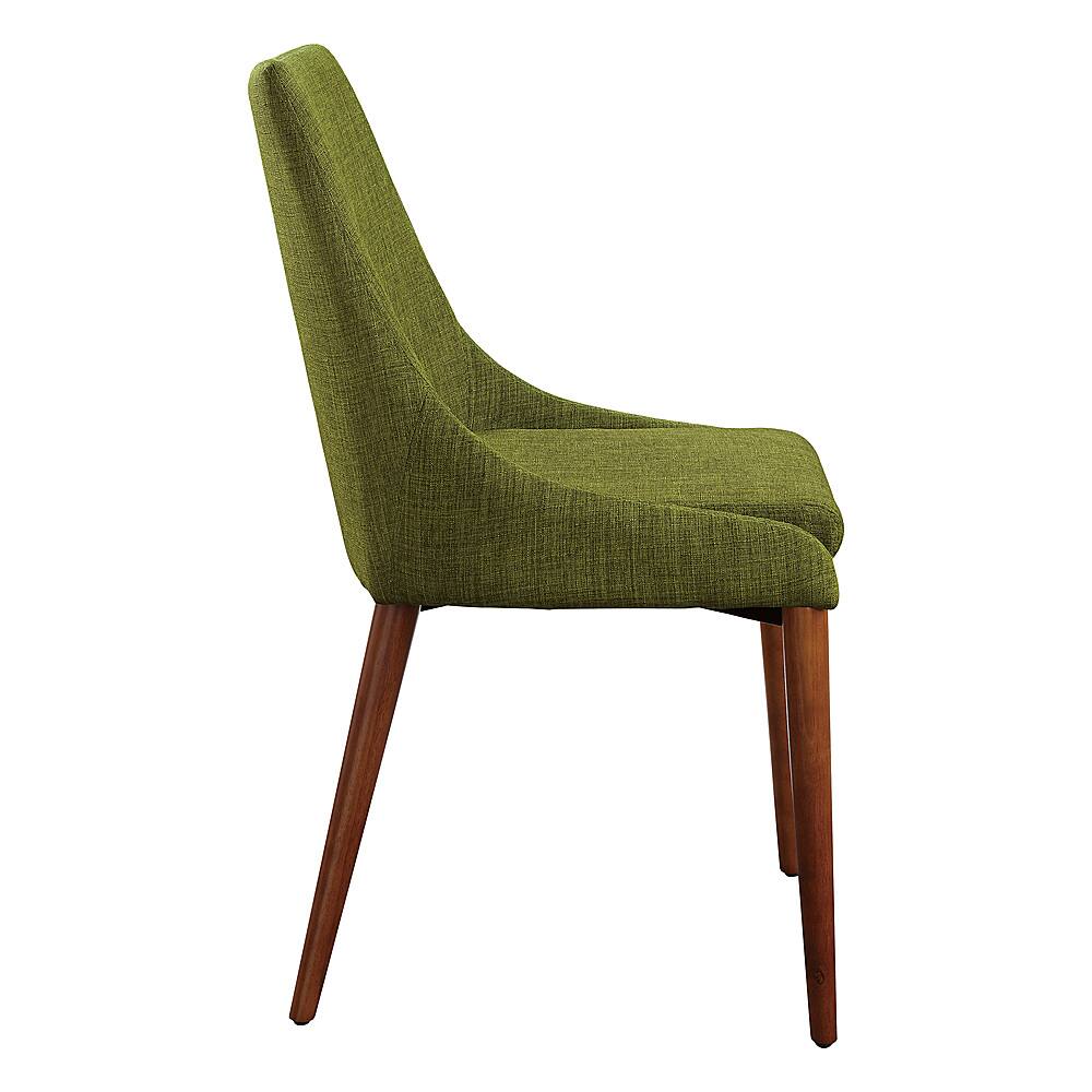 Left View: OSP Home Furnishings - Almer Chair - Green