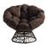 Front. OSP Home Furnishings - Papasan Chair - Brown.