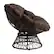 Left. OSP Home Furnishings - Papasan Chair - Brown.