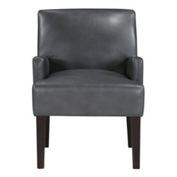 OSP Home Furnishings - Main Street Guest Chair - Pewter - Front_Zoom