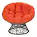 Front. OSP Home Furnishings - Papasan Chair - Orange.