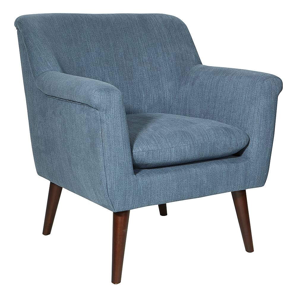 Angle View: OSP Home Furnishings - Dane Accent Chair - Blue Steel