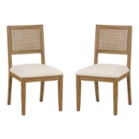 OSP Home Furnishings - Alaina Dining Chair 2-Pack - Linen - Front_Zoom