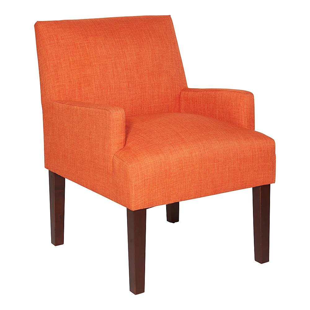 Angle View: OSP Home Furnishings - Main Street Guest Chair - Tangerine