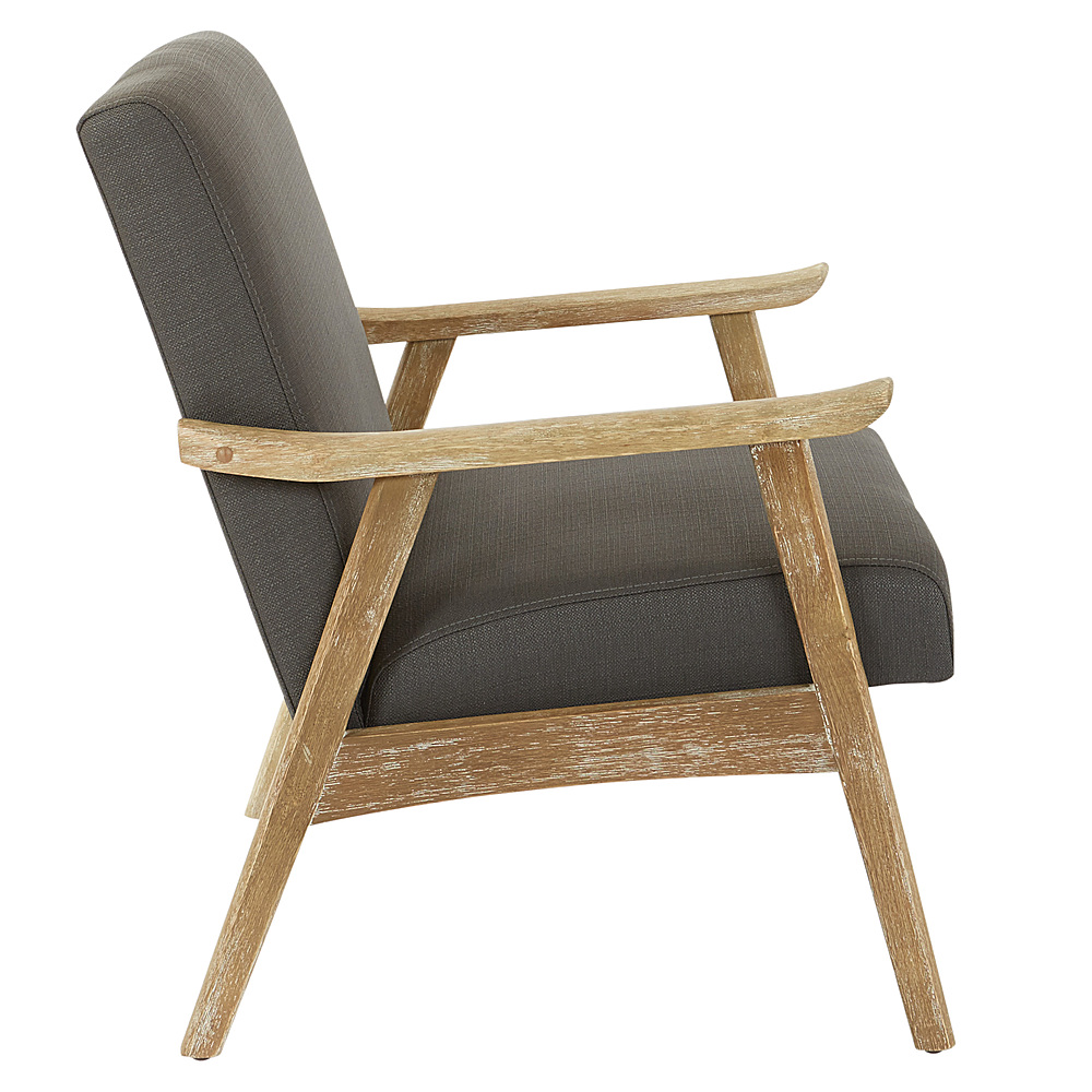 Left View: OSP Home Furnishings - Weldon Chair - Brown