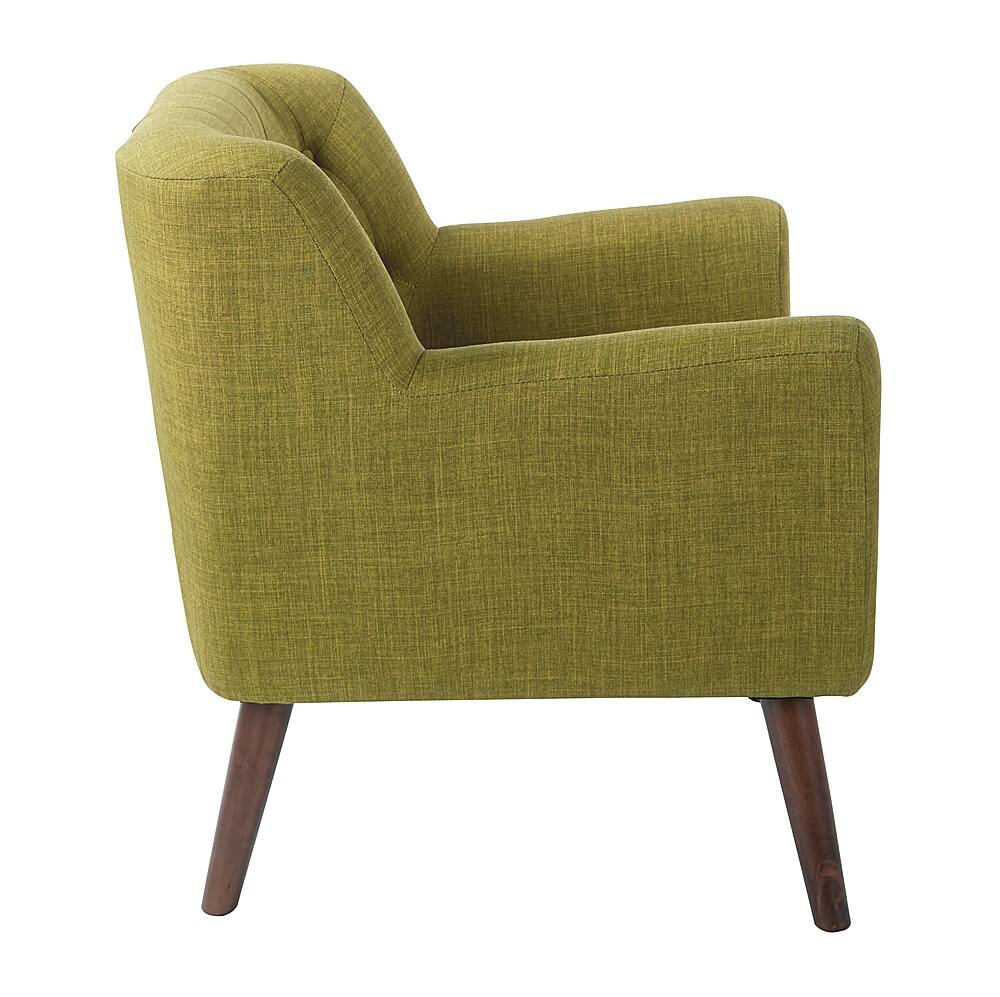 Left View: OSP Home Furnishings - Mill Lane Chair - Green