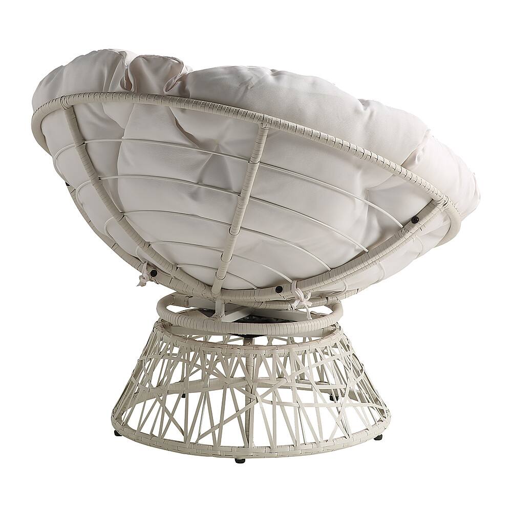 Alt View 11. OSP Home Furnishings - Papasan Chair - White.