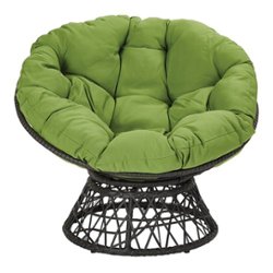 OSP Home Furnishings - Papasan Chair - Green - Front_Zoom