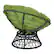 Alt View 11. OSP Home Furnishings - Papasan Chair - Green.