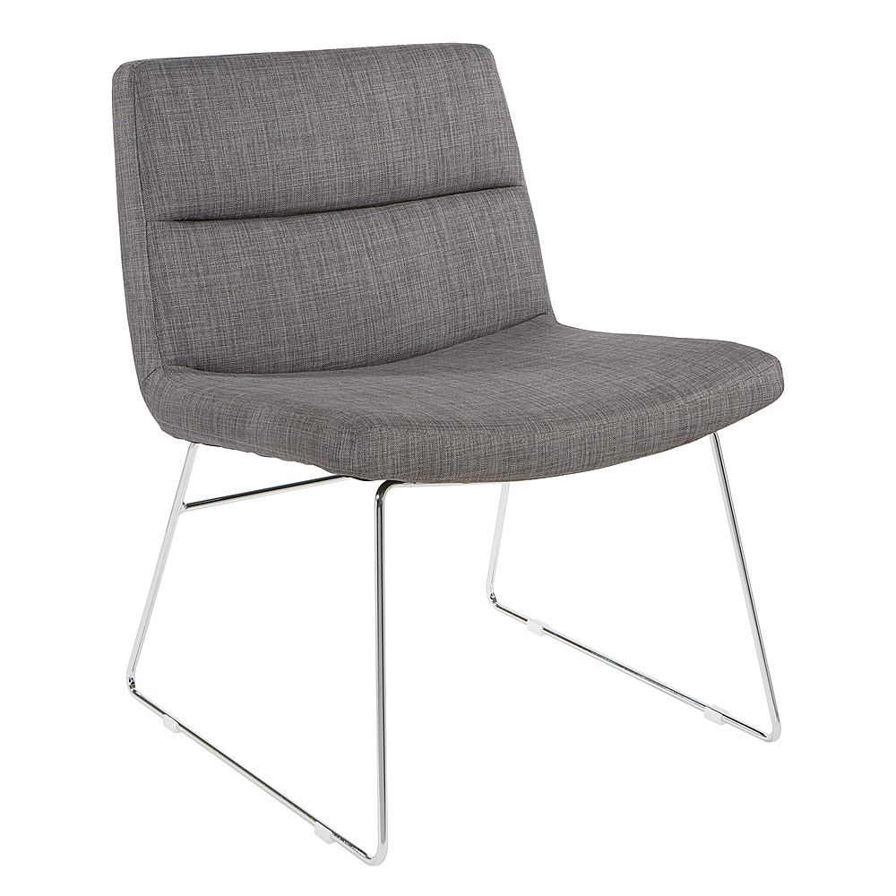 Angle View: OSP Home Furnishings - Thompson Chair - Charcoal