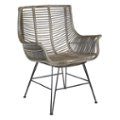 Angle Zoom. OSP Home Furnishings - Dallas Chair - Grey.