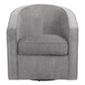 Front. OSP Home Furnishings - Danica Swivel Chair - Smoke.