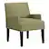 Angle. OSP Home Furnishings - Main Street Guest Chair - Green.